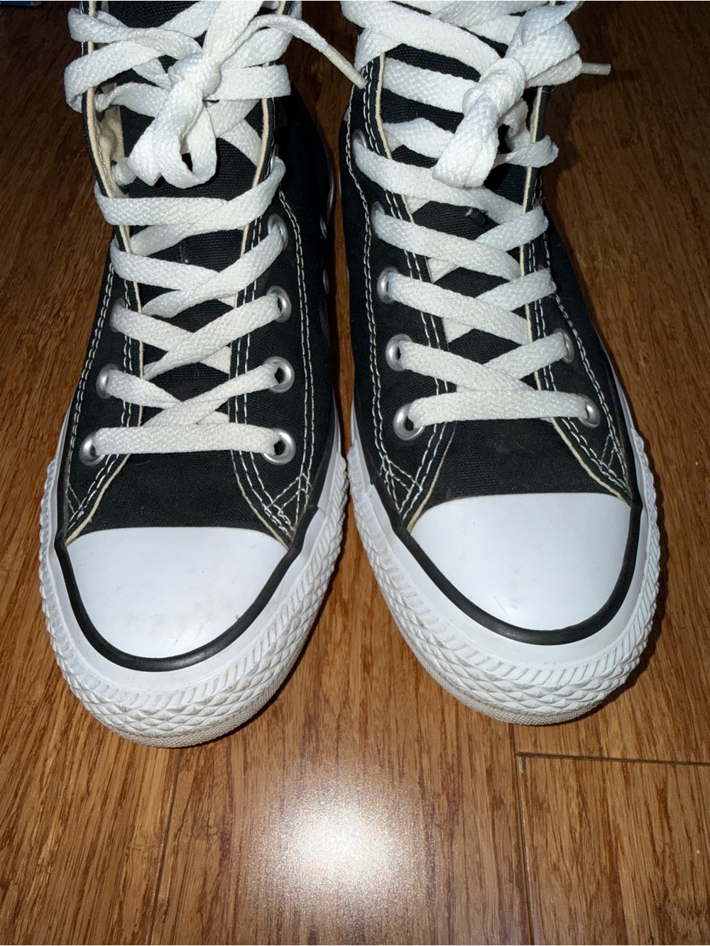 Converse Chuck Taylor All Star High Top Sneakers - Black size women 7.5 - Picture 3 of 7